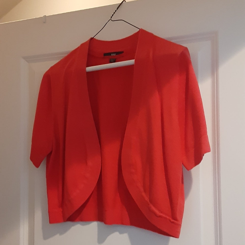 Shrug sweater - Deep Orange